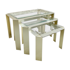 Trio de tables gigognes
