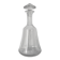Art Deco whisky carafe in cut and engraved glass