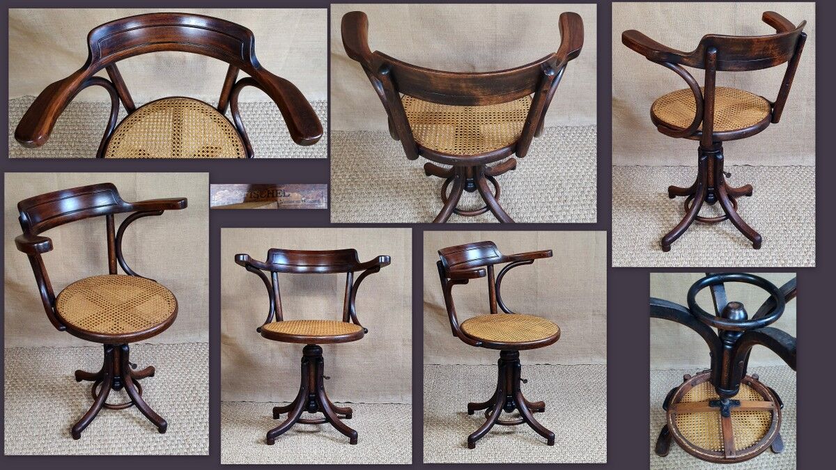 Fischel revolving office chair in the early 20th century
