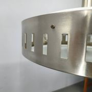 Space Age UFO Chandelier, Metal and Glass, Czechoslovakia 1970s