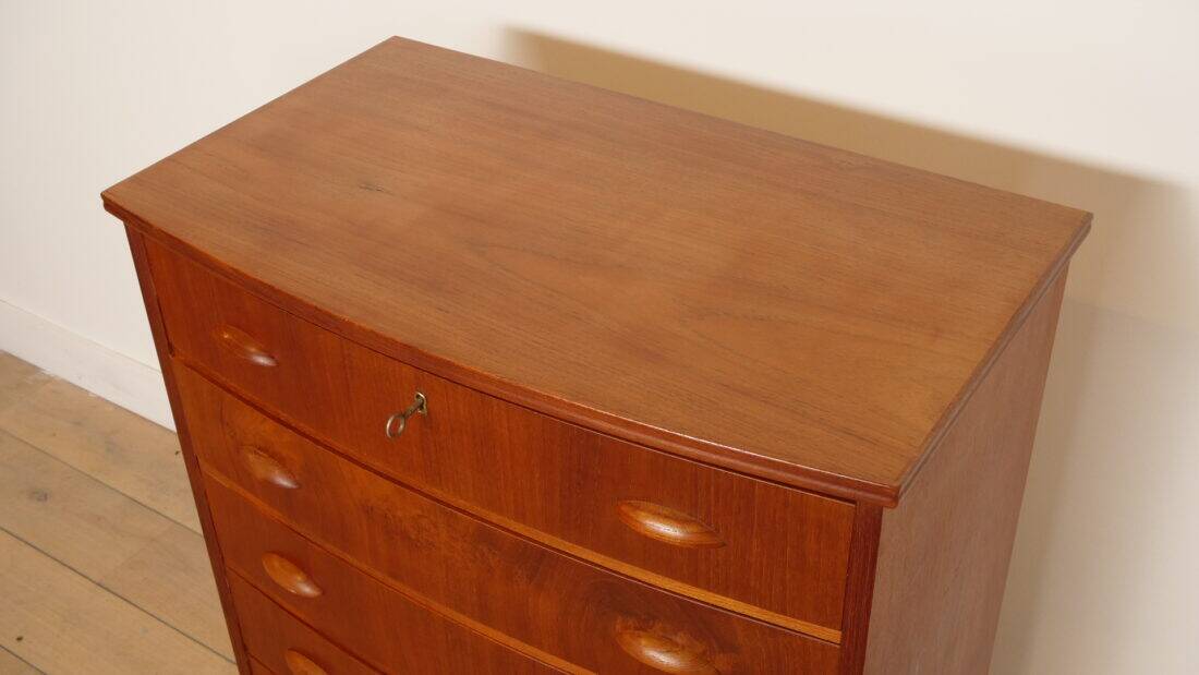 Vintage Danish chest of drawers | Teak | 6 drawers | 104 cm