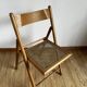 Rattan folding chair