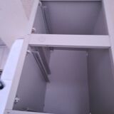 Metal cabinet 2 drawers industrial loft 70s