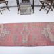 Tapis de couloir vintage rose pastel doux 3x10, 87x300 cm