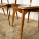 Série de 4 chaises bistrot années 60