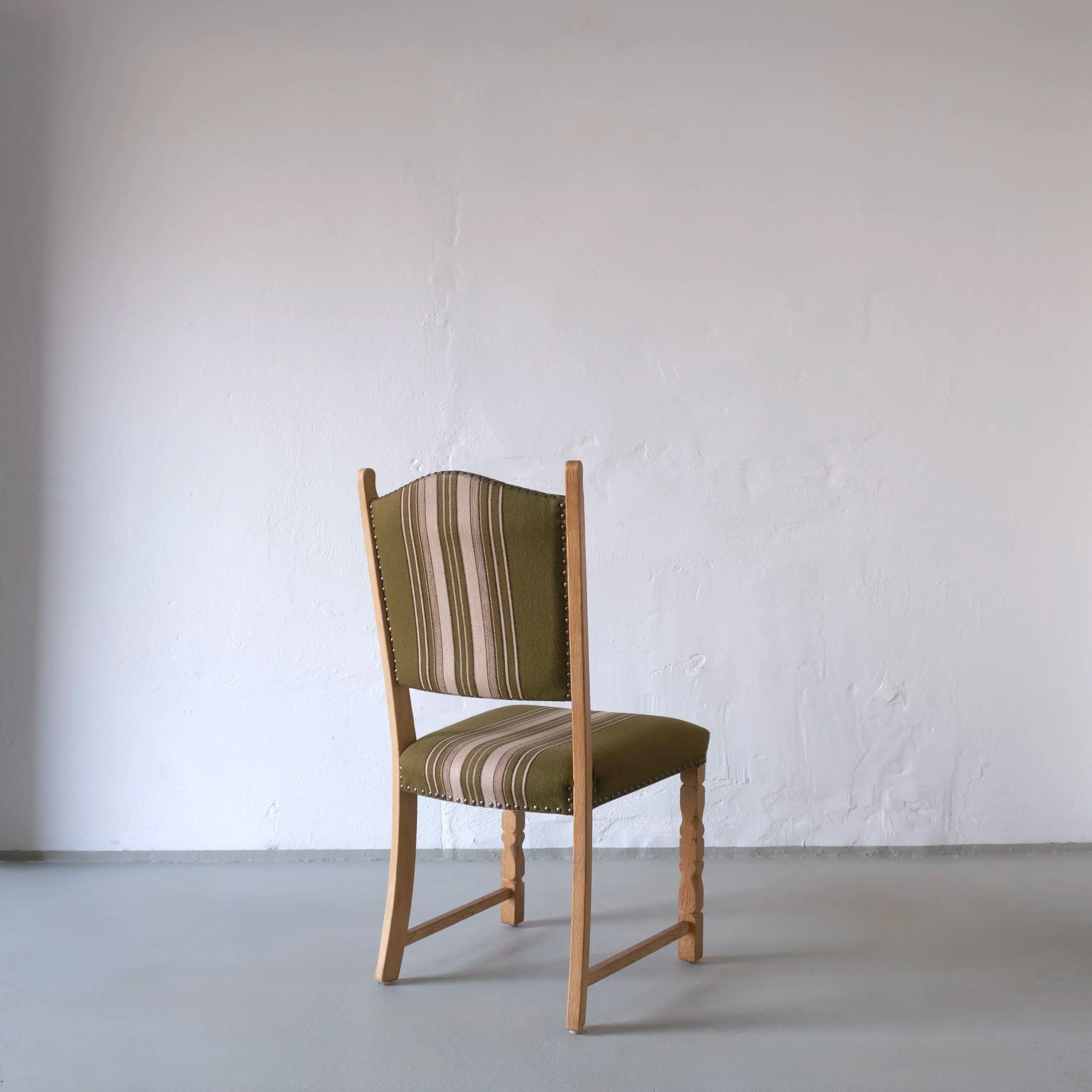 6 oak dining chairs by Henning Kjaernulf | Denmark | 1950s