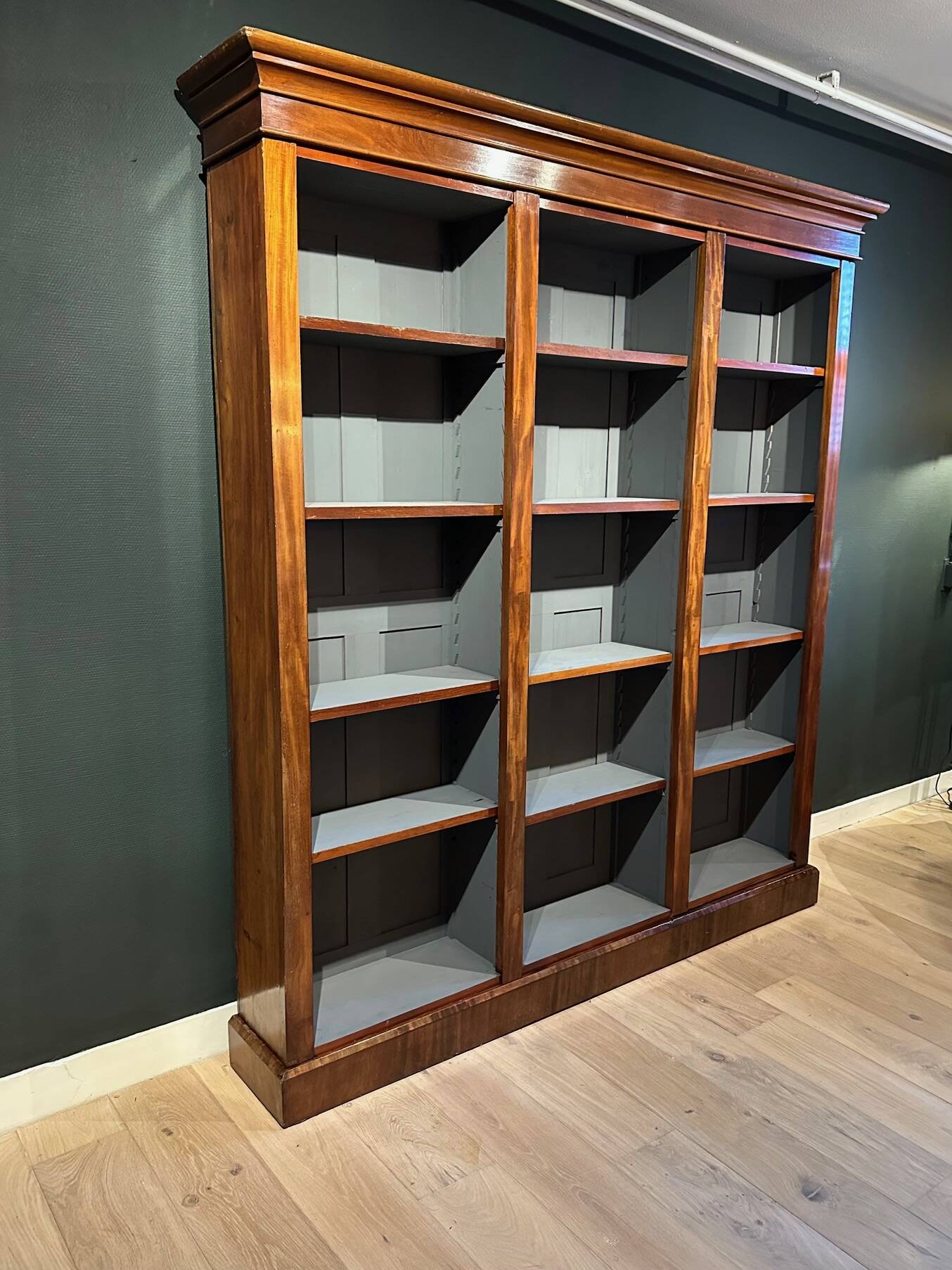Antique open bookcase