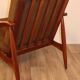 Fauteuil scandinave en teck vers 1960