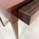 Louis XVI style desk in mahogany and veneer, 20th century.