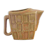 Sarreguemines earthenware pitcher
