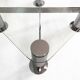 Pace Postmodern Coffee Table 1980s Vintage Retro Italy Chrome Glass