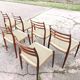 6 rosewood chairs no. 78 Niels Otto Moller