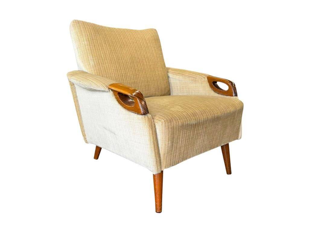 Fauteuil vintage en bois