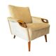 Fauteuil vintage en bois