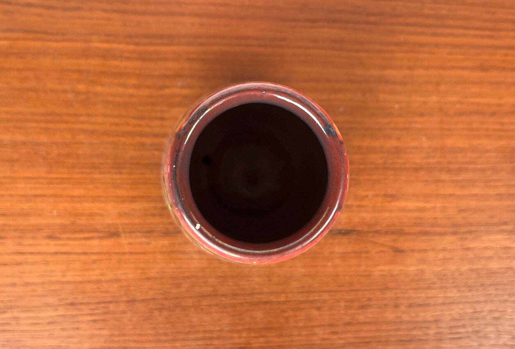 Danish studio pottery vase from the mid-century by Marianne Starck for Michael Andersen, 1960s.