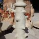 Raw wabi-sabi tamegroute sculpture vase