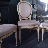Louis XVI style medallion chairs
