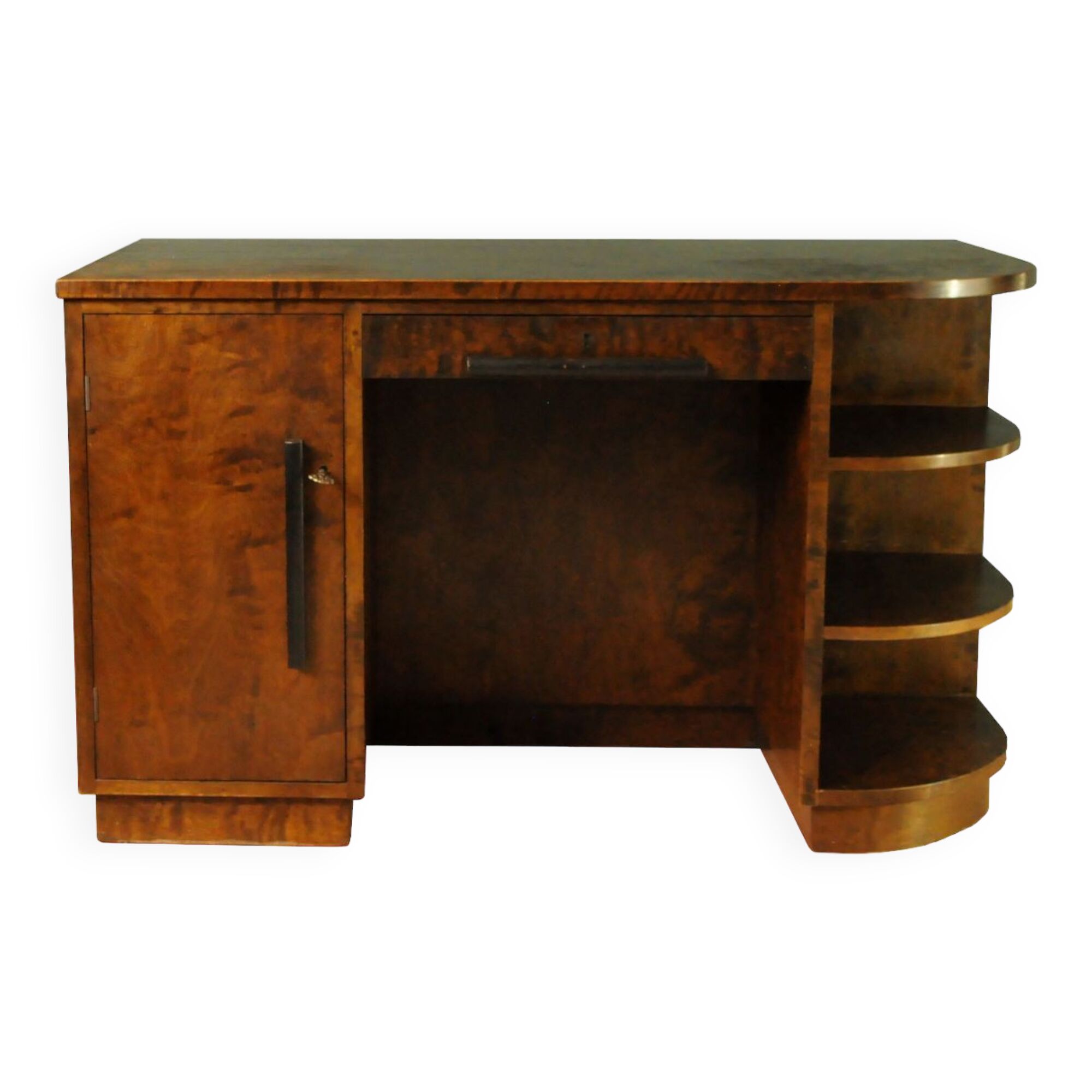 Double sided desk, walnut Denmark 1960