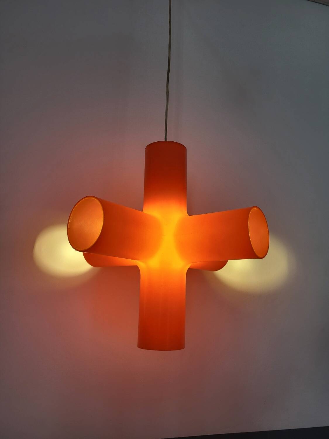 Vintage Crosslight pendant lamp Jan Melis and Ben Oostrum