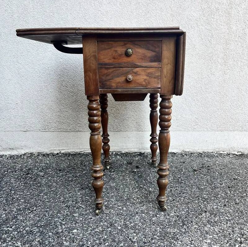 Table d'appoint, de toilette ancienne en bois