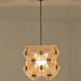 Pyramid chandelier by Jaroslav Bejvl for Preciosa, Kamenicky Senov 1967