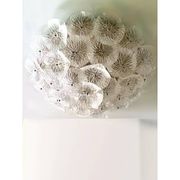 Contemporary Squared "Tronchi" in Venini Style Murano Glass Sputnik Flush Mount