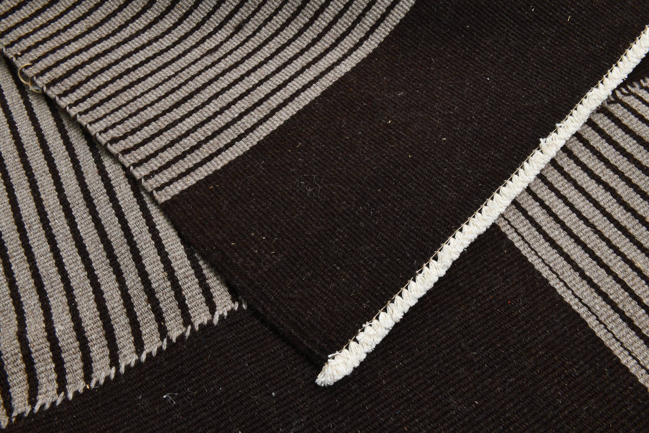 6x8 Modern Vintage Kilim Area Rug, 251x174Cm