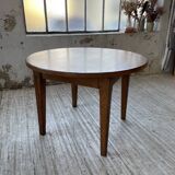 1950s round oak table