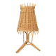 Lampe avec câble tissu neuf 2 M, osier provençal