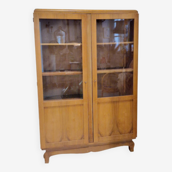 Vintage bookcase cabinet