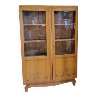 Vintage bookcase cabinet