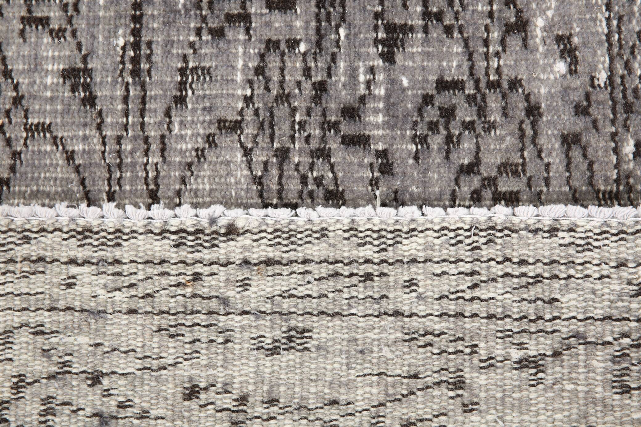 3x11 Rug For Farmhouse Hallway Gray Vintage Runner Rug, 84x291Cm