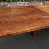 Elm farmhouse table with extensions 6/12 people