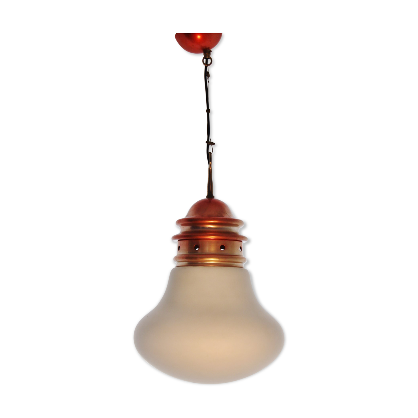 70s bulb-shaped pendant light
