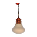 70s bulb-shaped pendant light