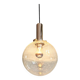 Space Age pendant light in bubbled blown glass, 1970s