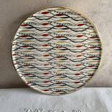 Gien earthenware round trivet