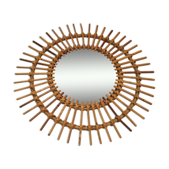 Mirror rattan Sun