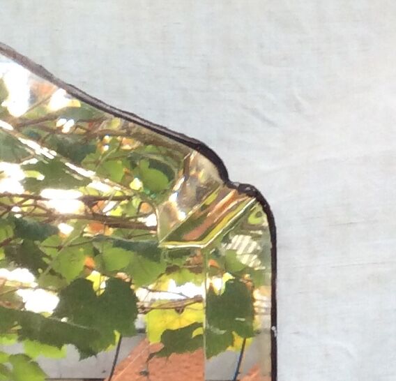 Old bevelled mirror