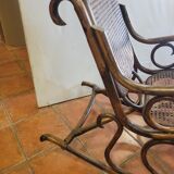 Rocking chair bambou