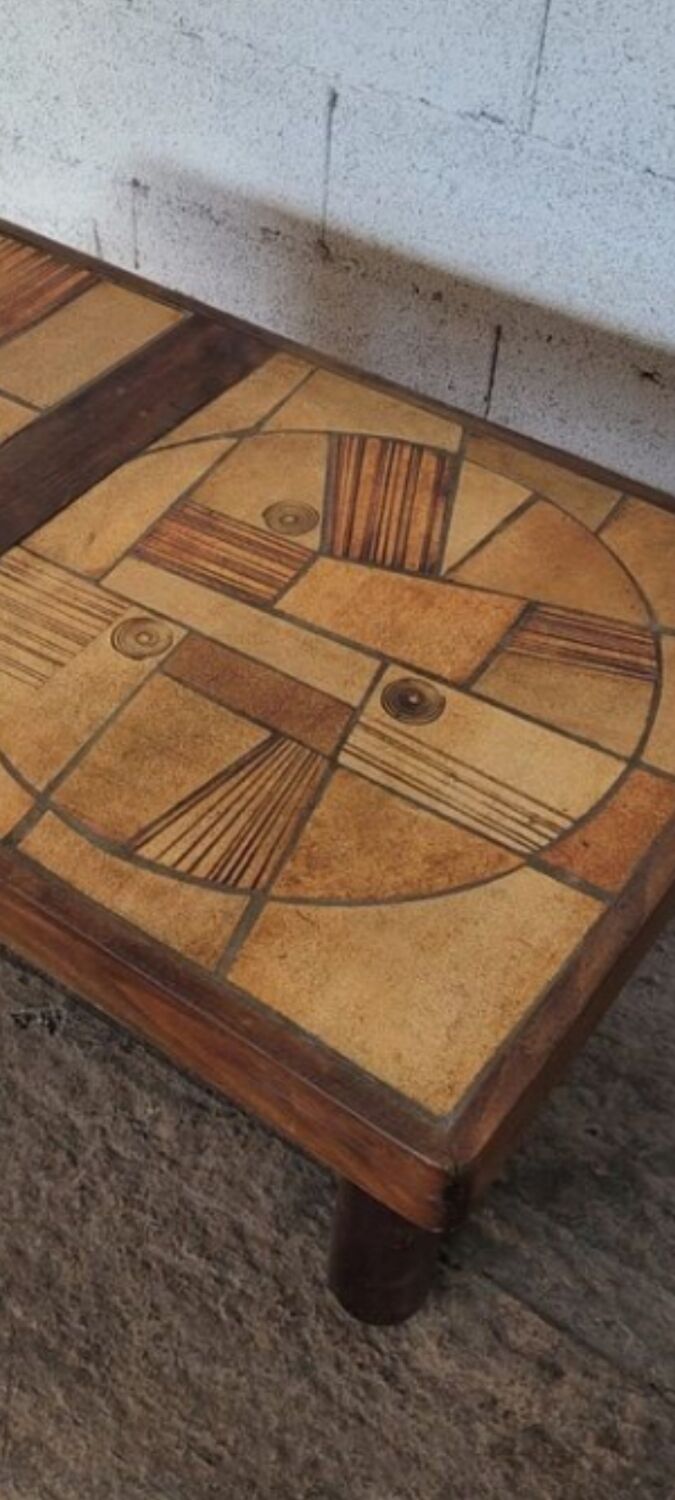 Ceramic coffee table 1950