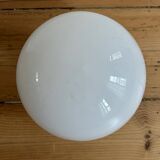 Plafonnier Art Déco en opaline et céramique