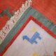 Kilim vintage fait main Gabbeh persan 171cm x 229cm (1960s)