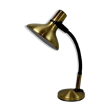 Gold and black metal desk lamp
