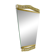 Josef Frank Attr. Mid-Century Brass Loop Wall Mirror, Austria, 1950s