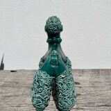 Spaghetti Green Ceramic Poodle Dog