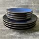 Lot d'assiettes Jars Tourron Dark Blue