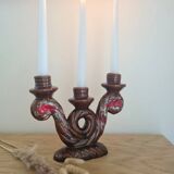 Vallauris 3-branched candle holder
