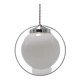 Opaline globe pendant lamp
