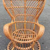 "Emmanuelle" rattan armchair